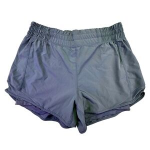 Mondetta Shorts Women's Large Performance Plus Luxury Gray Athletic Activewear